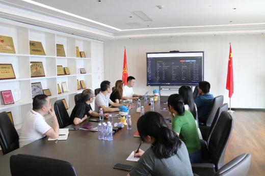 热烈欢迎厦门市安溪商会执行会长、厦门金华南集团董事长李进江一行莅临外贸牛考察指导